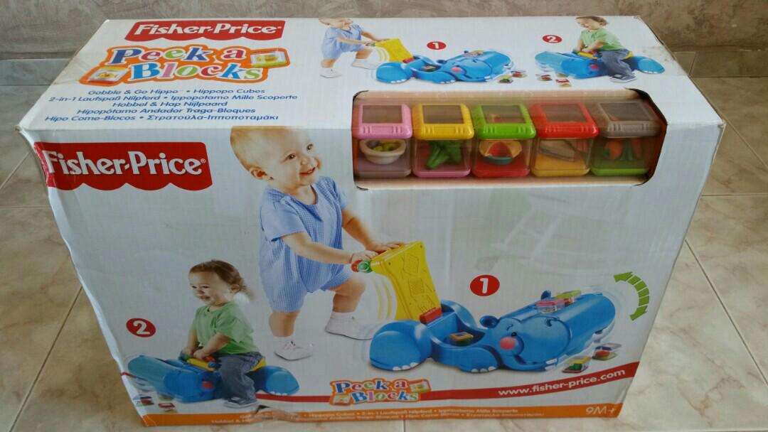 fisher price hippo ride on