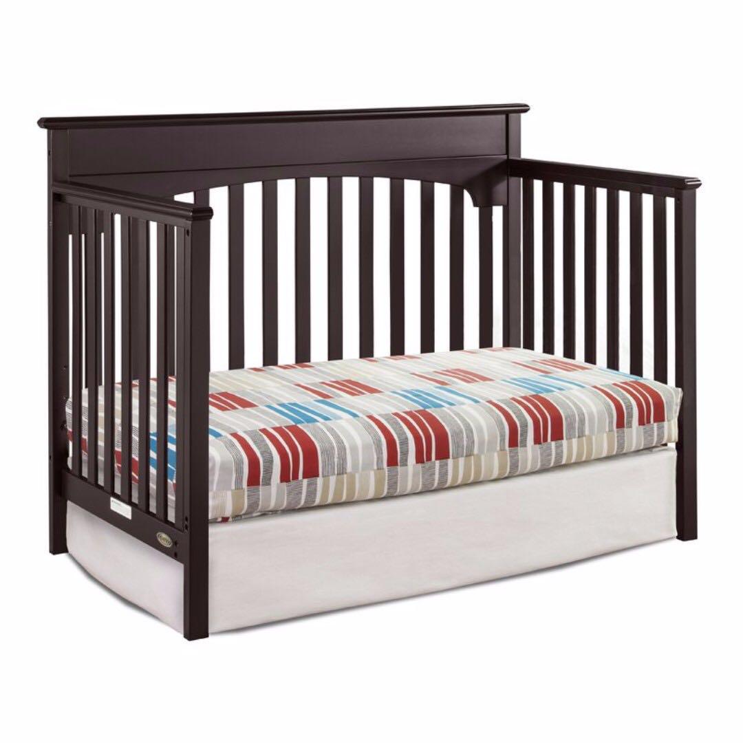 Graco Lauren 4 in 1 Convertible Crib Espresso Babies Kids