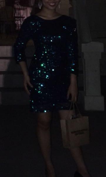 Gatsby Sequined Blazer Dress Forema Sakaki Me Krystalla main image 0