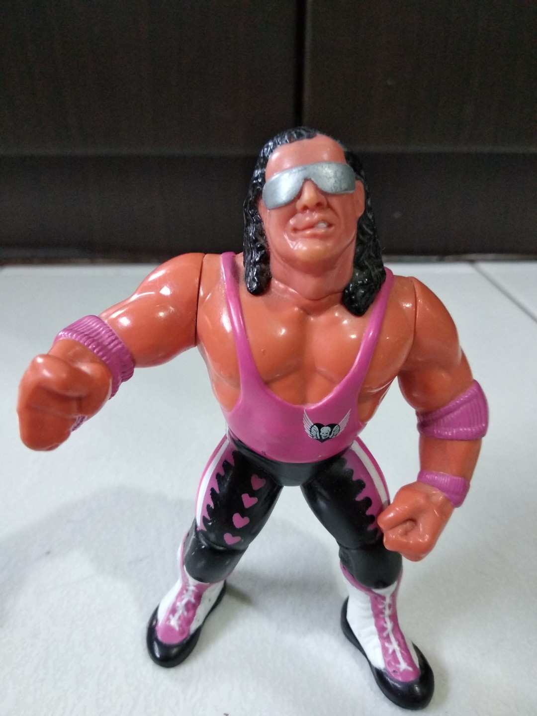 Hasbro WWF figures - Series 8 Silver shades Bret Hart, Toys & Games ...