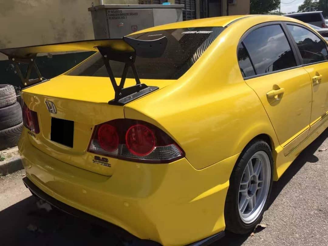 Honda Civic Fd Js Racing Abs Gt Wing Taiwan Car Accessories Accessories On Carousell