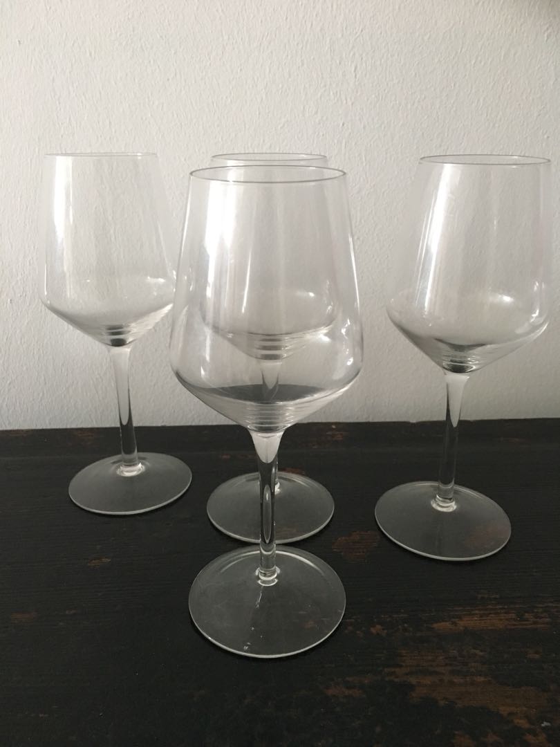 Ikea Wine Glass 4pcs Home Appliances Kitchenware On Carousell