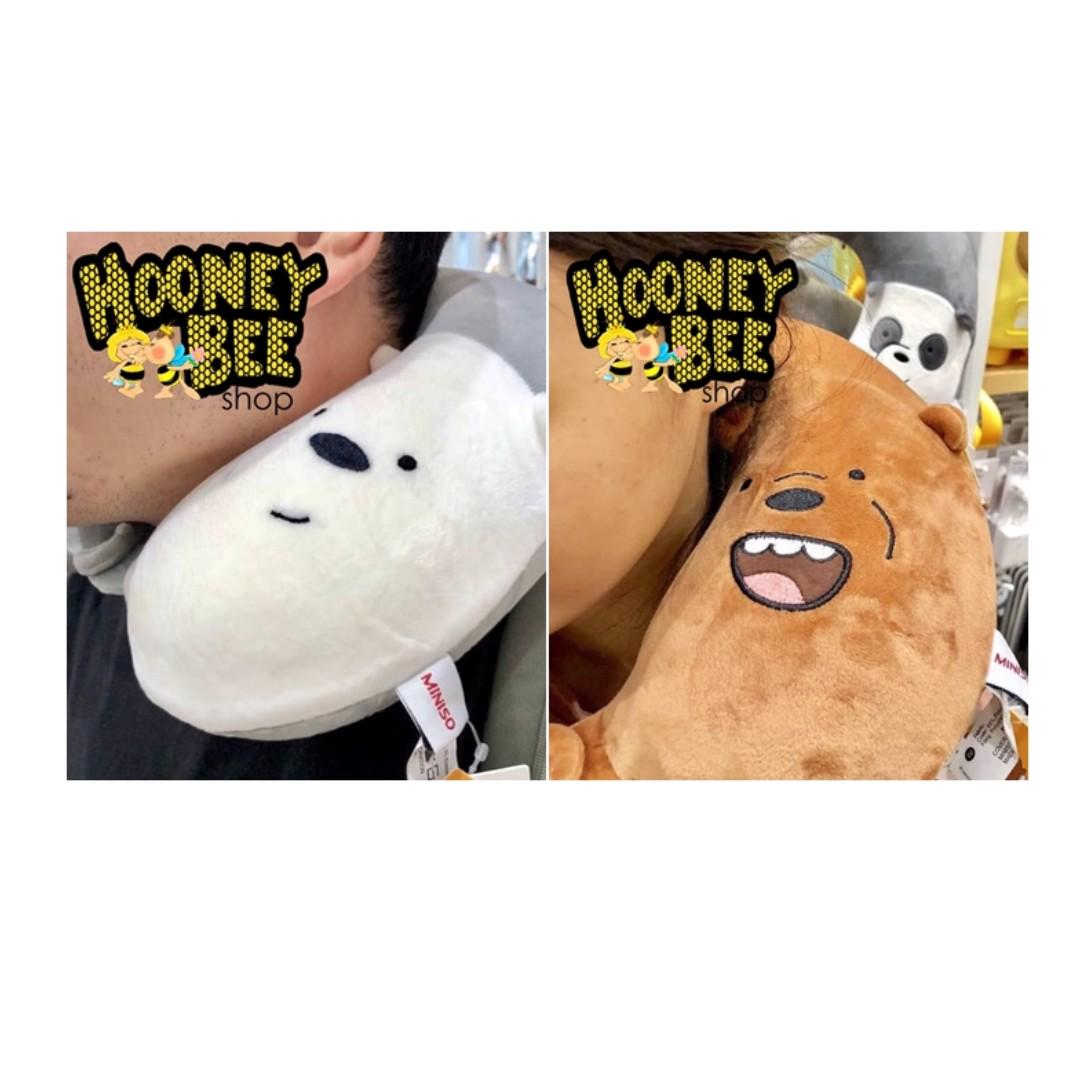 Japan Quality Miniso Bantal Leher We Bare Bear 3 Motif Japan Quality Miniso Bantal Leher We Bare Bear 3 Motif