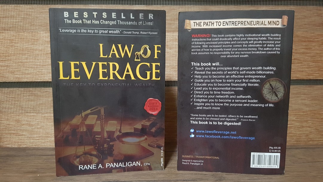 Law of Leverage (Rane A. Panaligan, CPA), Hobbies & Toys, Books