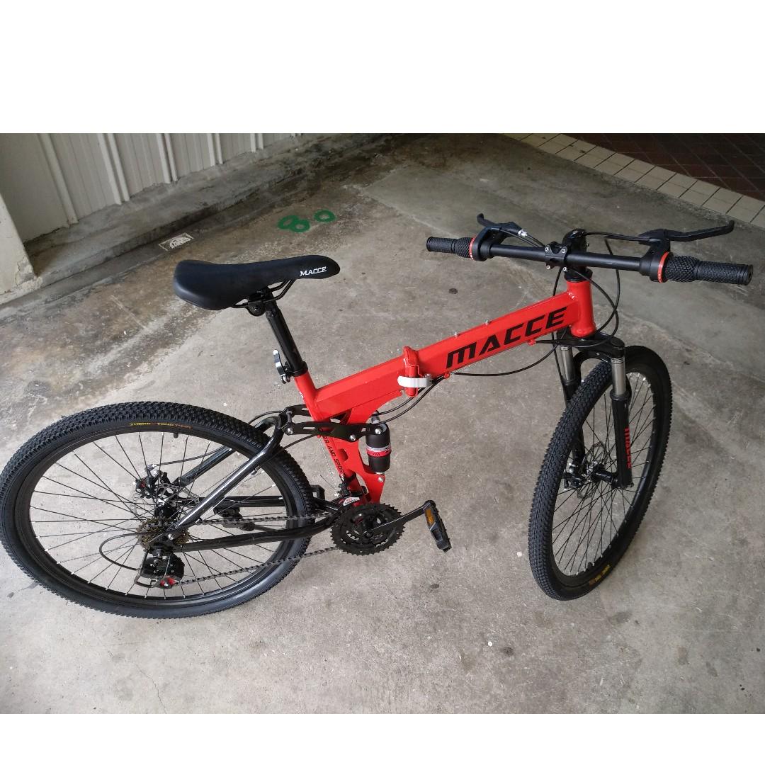 macce folding mountain bike