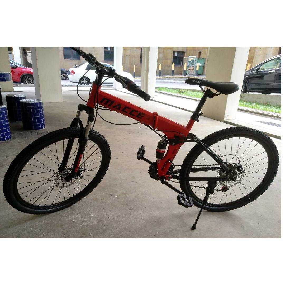 Macce folding mountain bike best sale