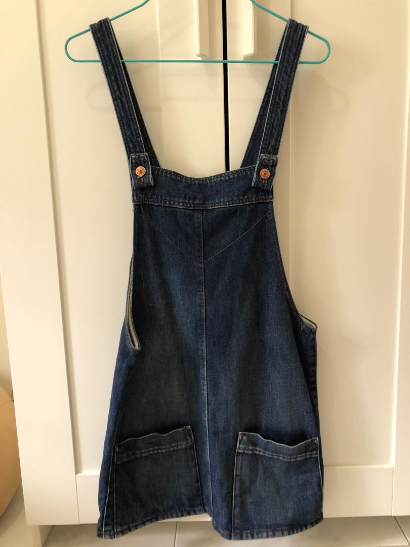 MNG Denim Overall Dress, Women's Fashion, Dresses & Sets, Jumpsuits on ...