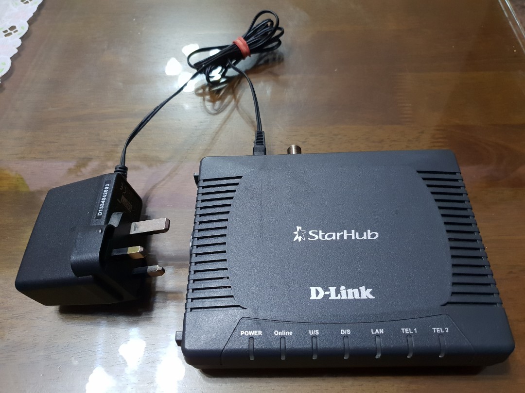 Dlink DCM712 Cable Modem StarHub, Computers & Tech, Parts & Accessories