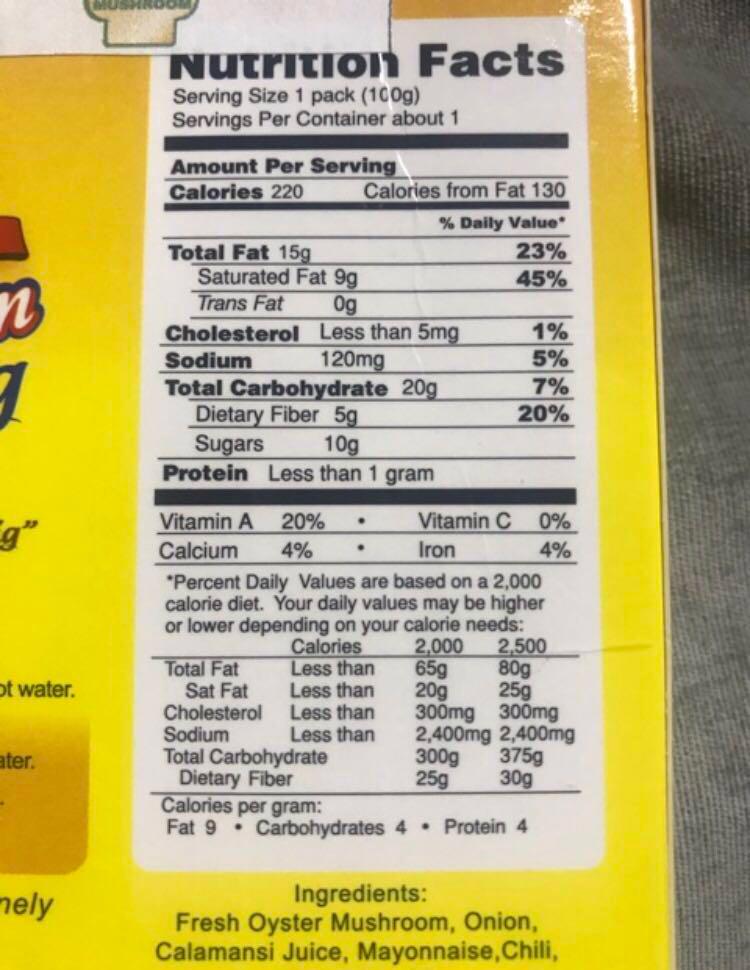 Mushroom Sisig (Ready to Eat), Food & Drinks, Local Eats on Carousell