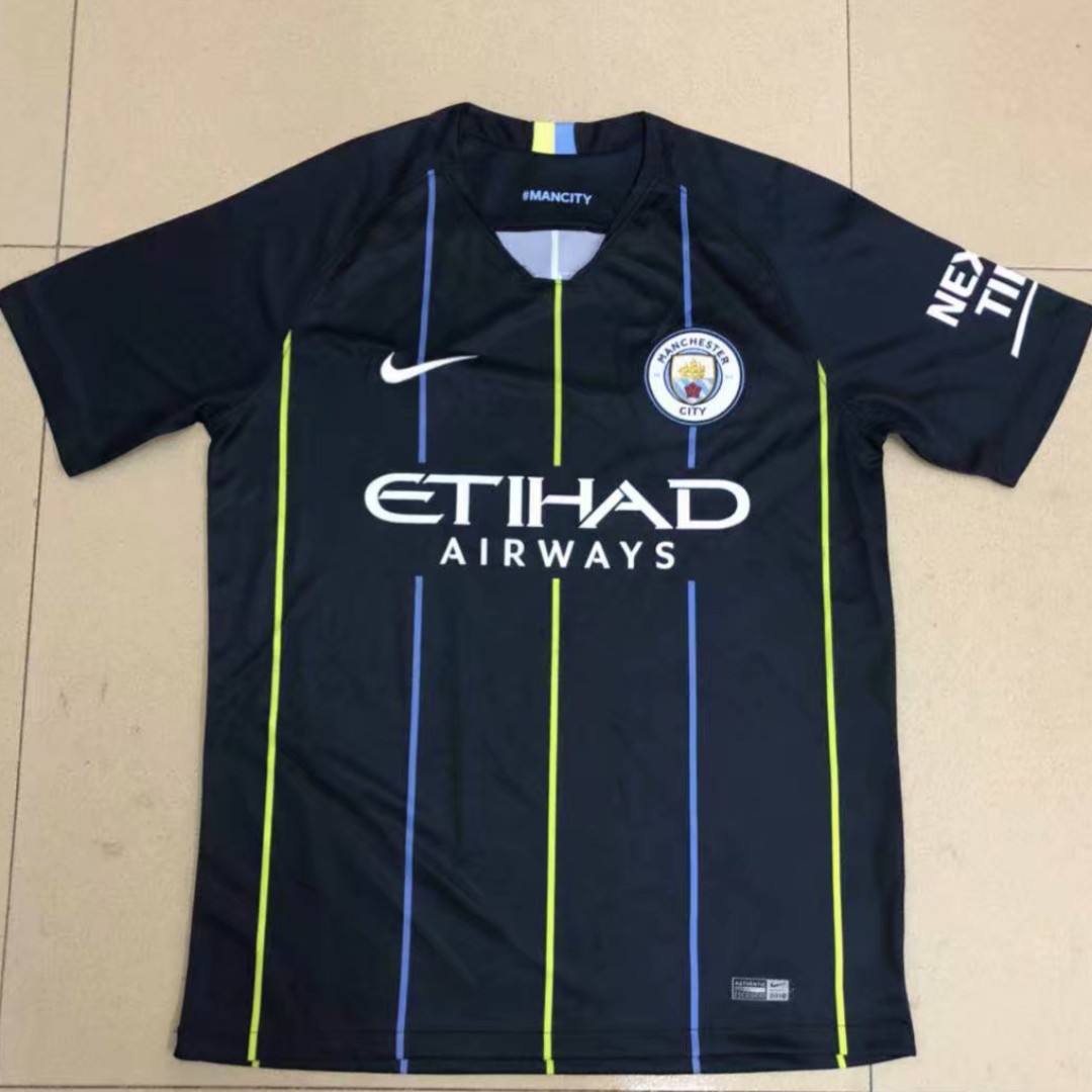 Po Manchester City New Away 18 19 Kit Sports Sports Apparel On Carousell