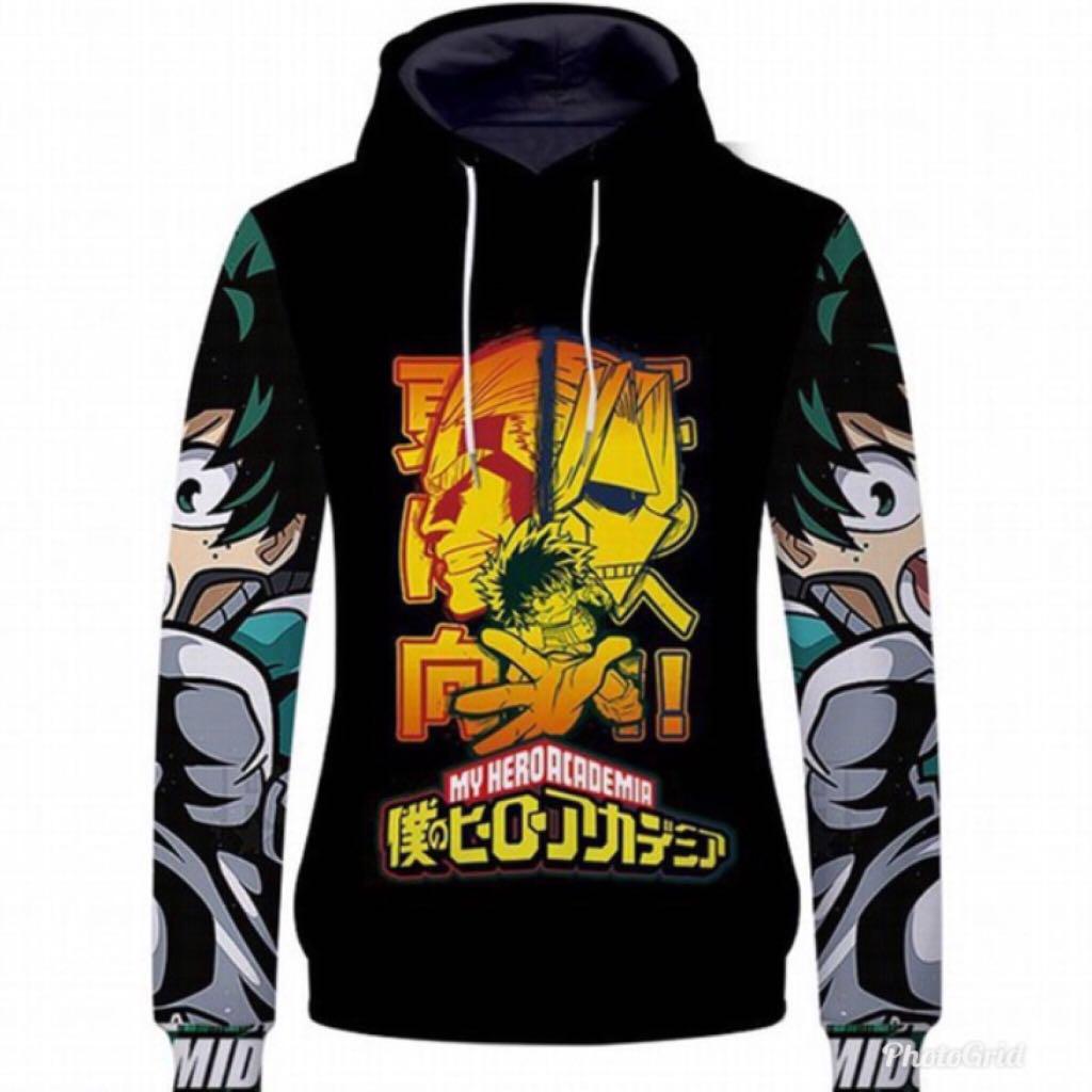 my boku no hero academia hoodie