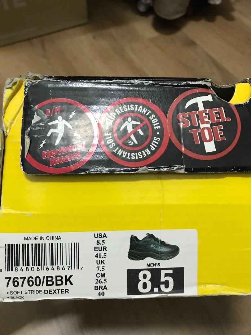 Skechers dexter steel toe online
