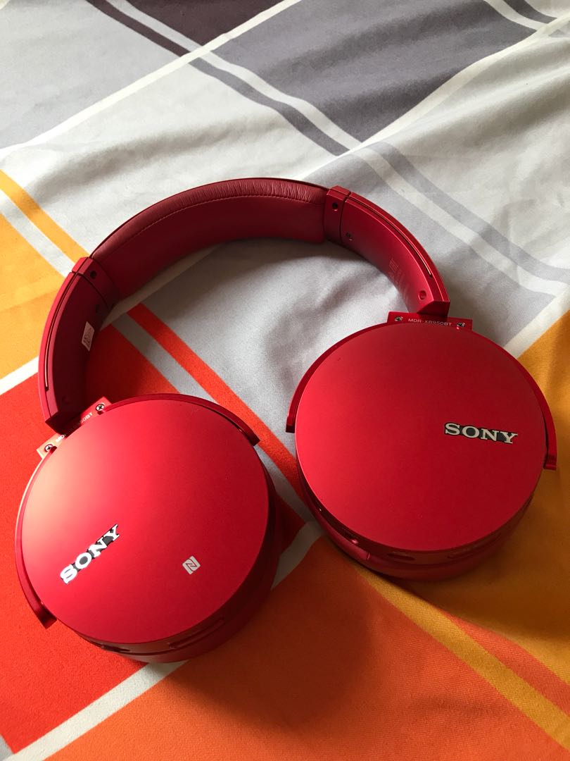 Sony red headphones wireless deals