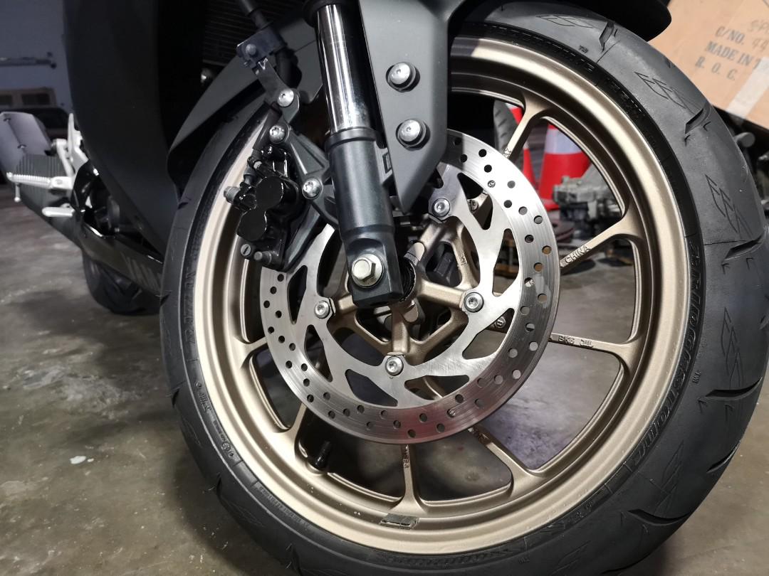 spray paint bike rims