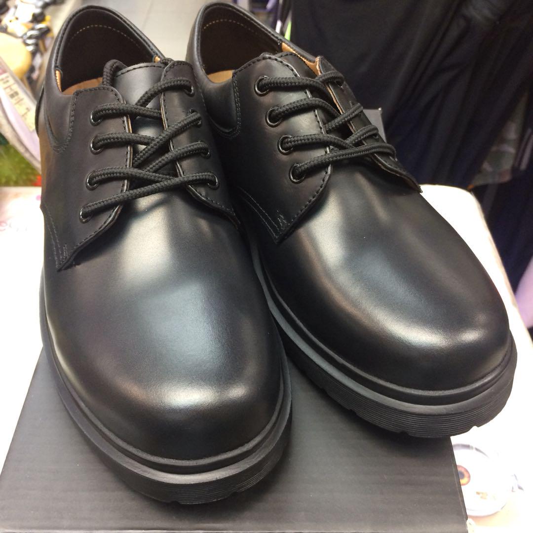 有門市 Tamham 男裝真皮綁帶防滑底黑皮鞋返學鞋 39至47碼 5673 男裝 鞋 西裝鞋 Carousell