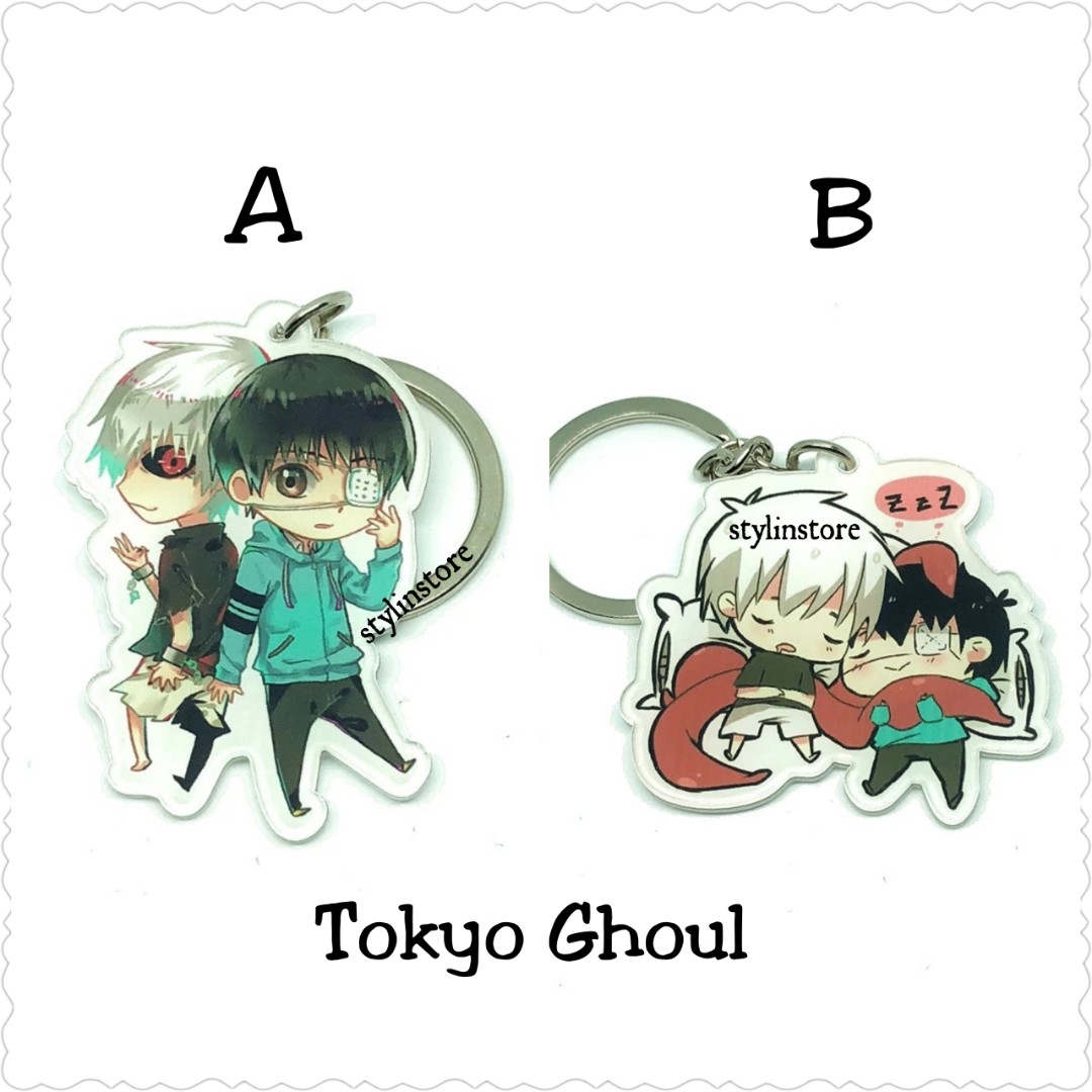 Tokyo Ghoul Arcylic Anime Keychain Keyring Cute Chibi J Pop On