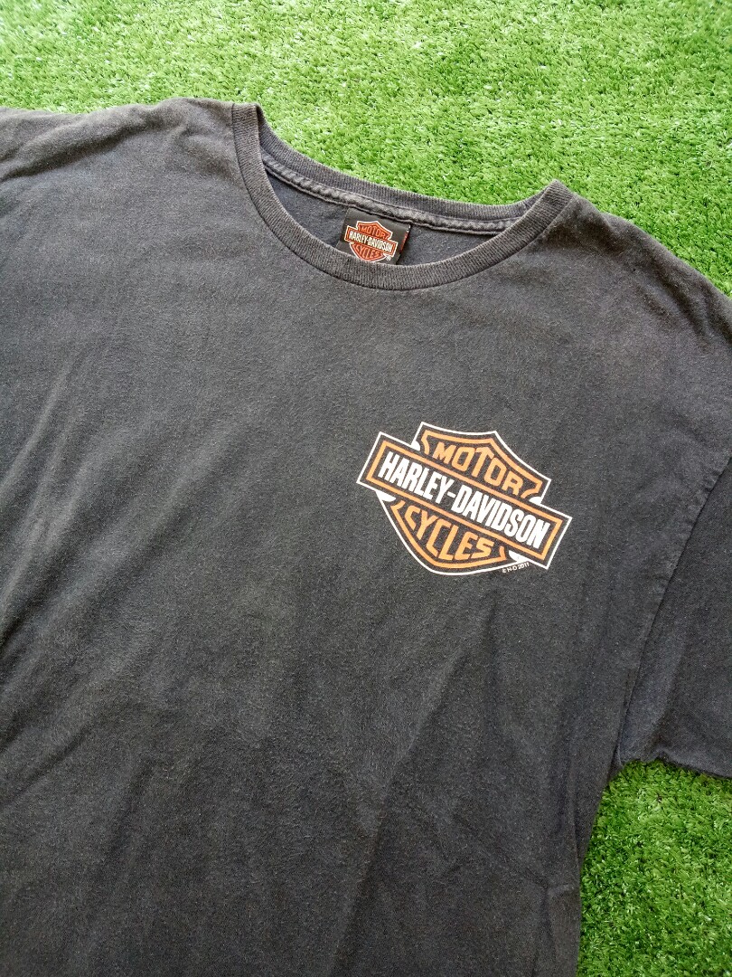 Vintage Harley Davidson T-shirt, Fesyen 
