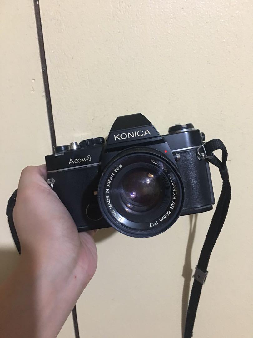 Vintage Konica Acom 1 With Lens Photography Cameras On Carousell