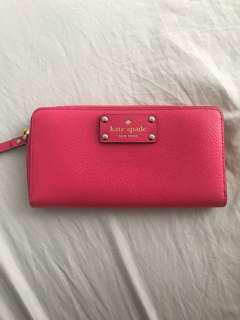 BNWT Pink Kate Spade Leather wallet