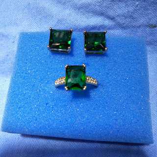 Emerald Stones Set