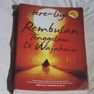 rembulan tenggelam di wajahmu tere liye