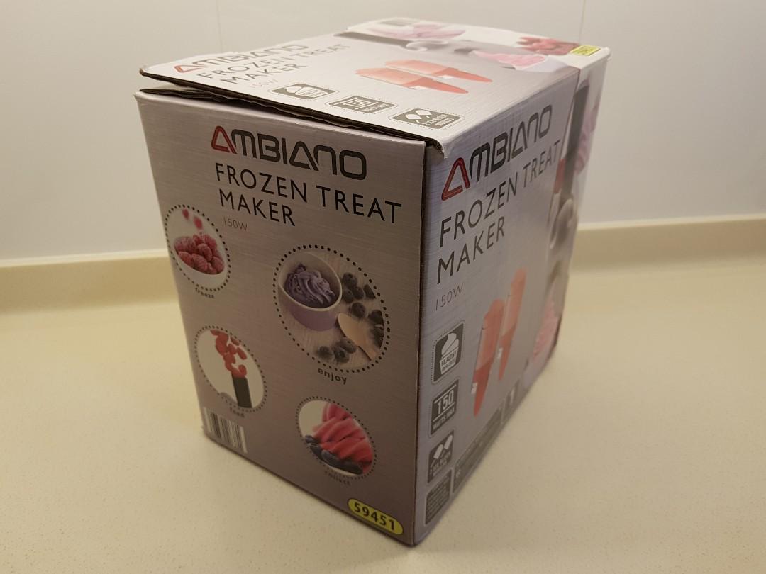 Ambiano Frozen Treat Maker 150W Model WTF99G > From Australia, TV & Home Appliances