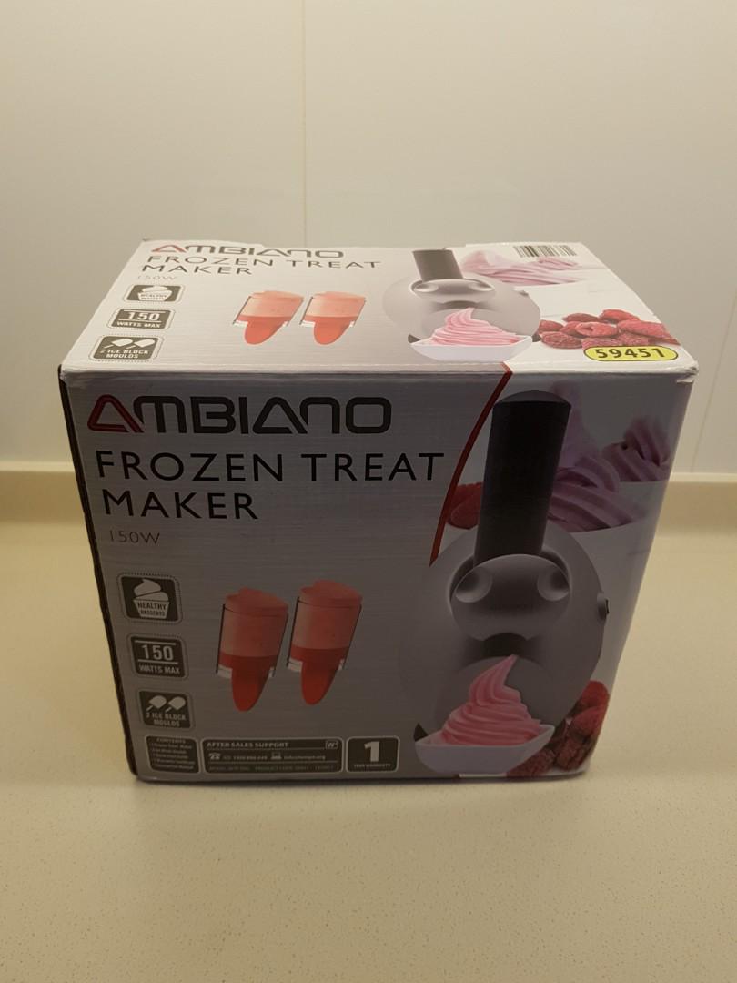 Ambiano Frozen Treat Maker 150W Model WTF99G > From Australia, TV & Home Appliances