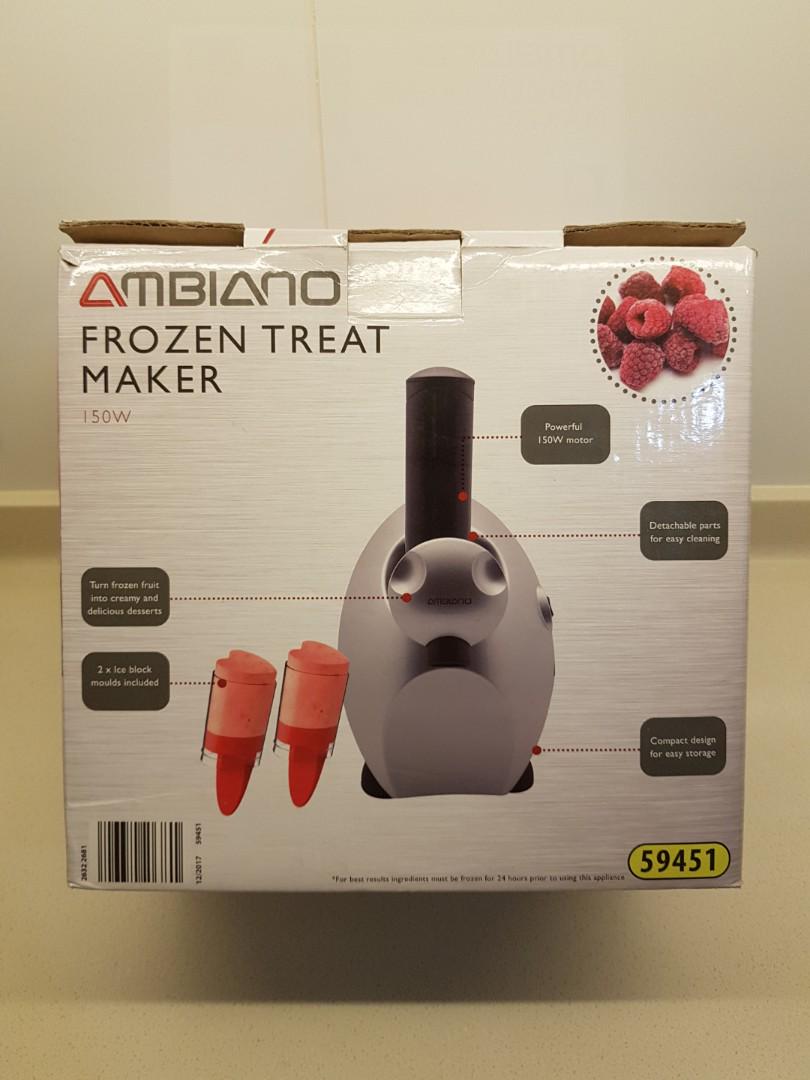 Ambiano Frozen Treat Maker 150W Model WTF99G > From Australia, TV & Home Appliances