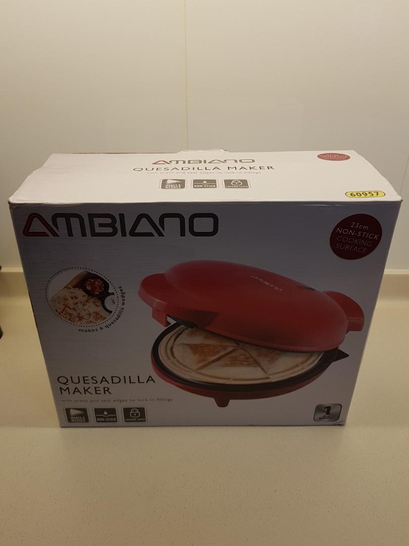 Ambiano Quesadilla Maker 900W (with 23cm nonstick cooking surface