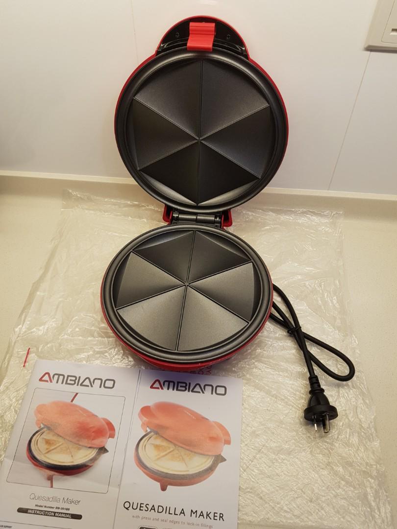 Ambiano Quesadilla Maker 900W (with 23cm nonstick cooking surface