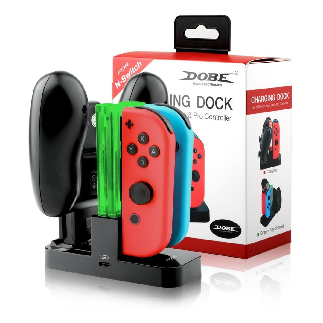 沒貨)全新Nintendo Switch 2個Joy-Con 充電座Switch Pro 手制主机充电