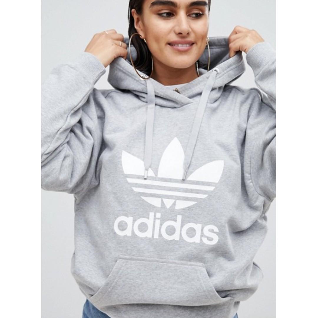 adidas originals authentic hoodie grey