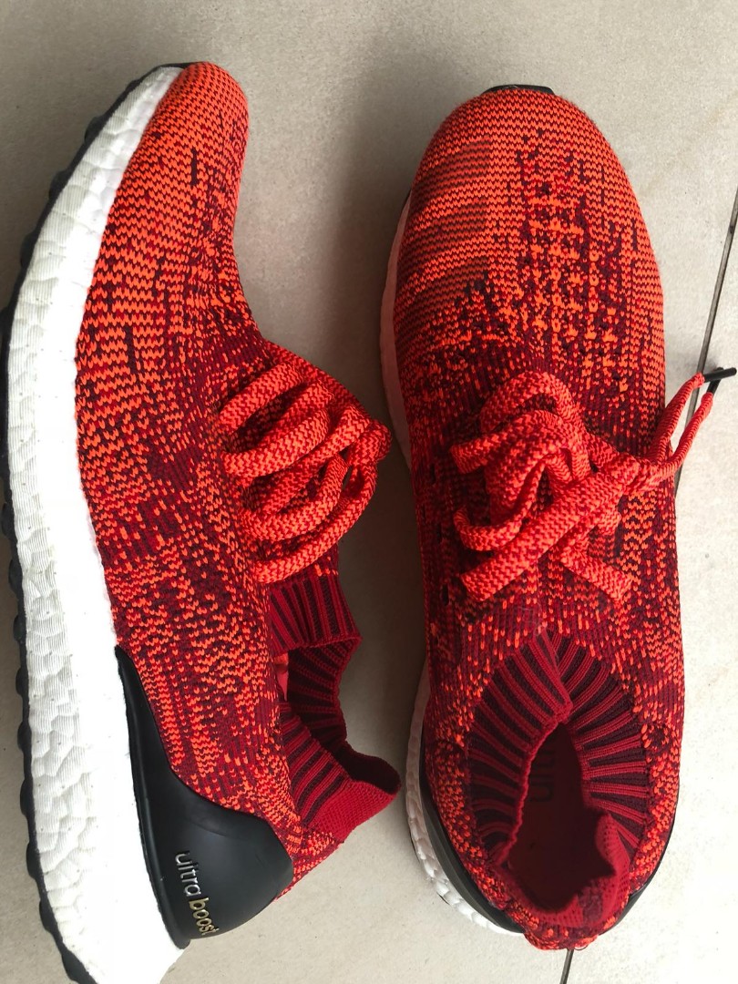 ultra boost uncaged solar red