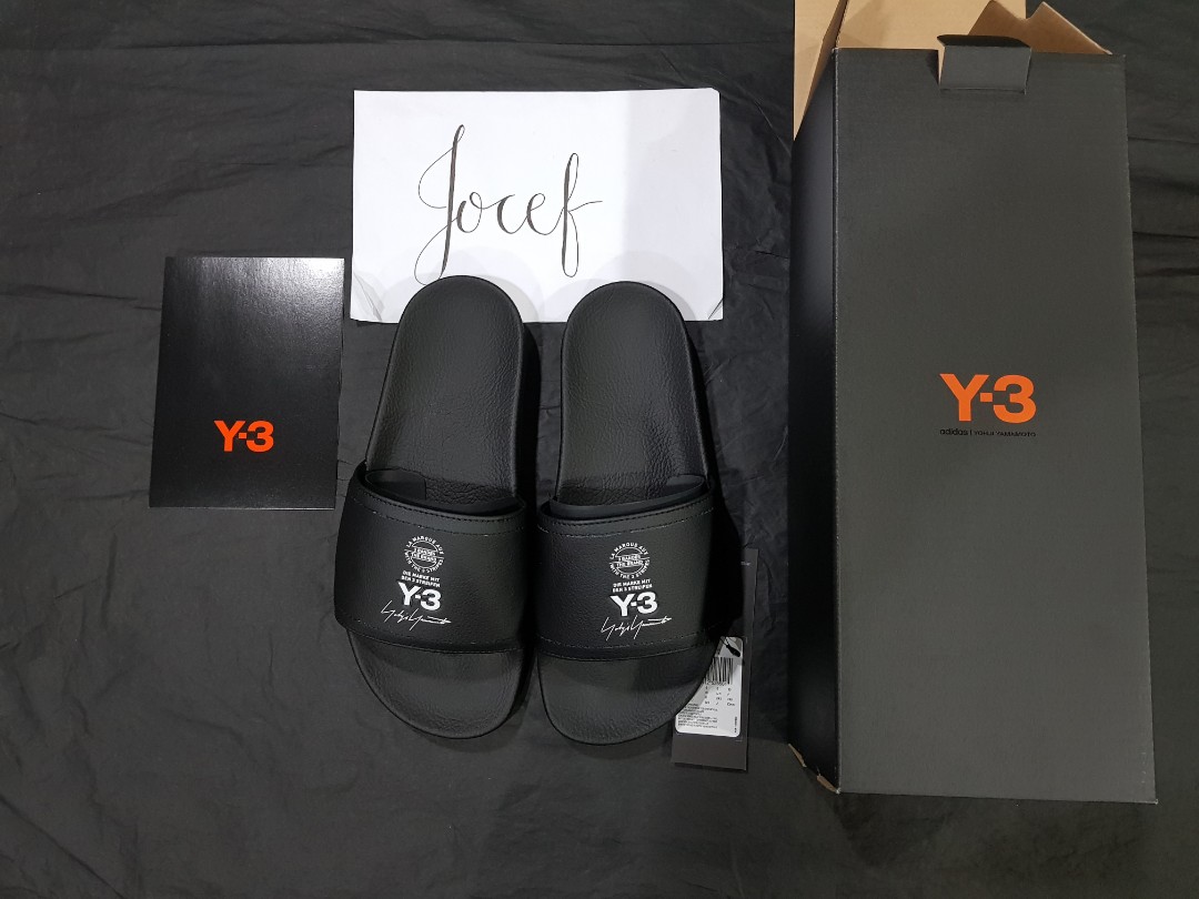 Mens y3 sliders discount