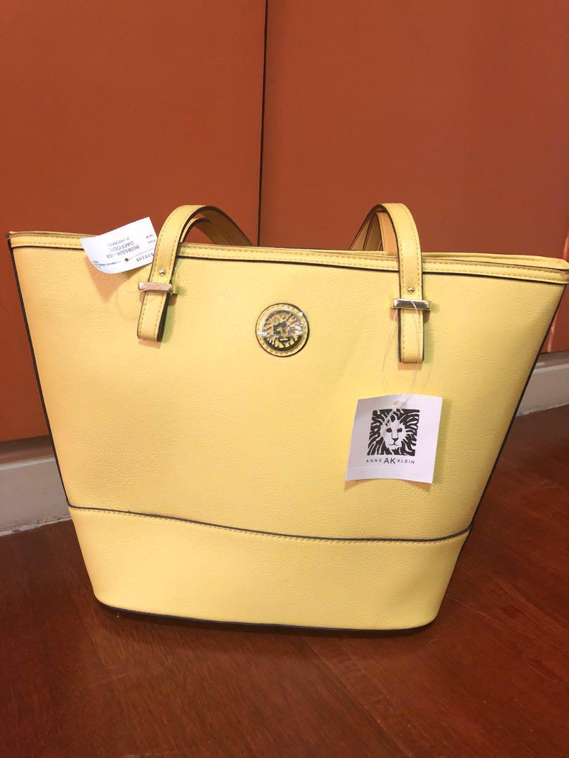 Anne klein yellow purse clearance