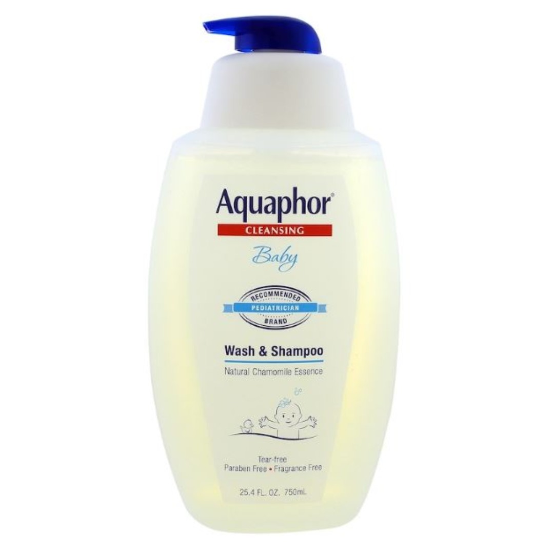 aquaphor baby wash and shampoo