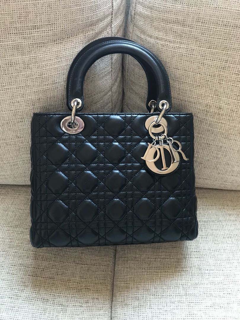Dior Medium Lady DJoy Bag Black  Nice Bag