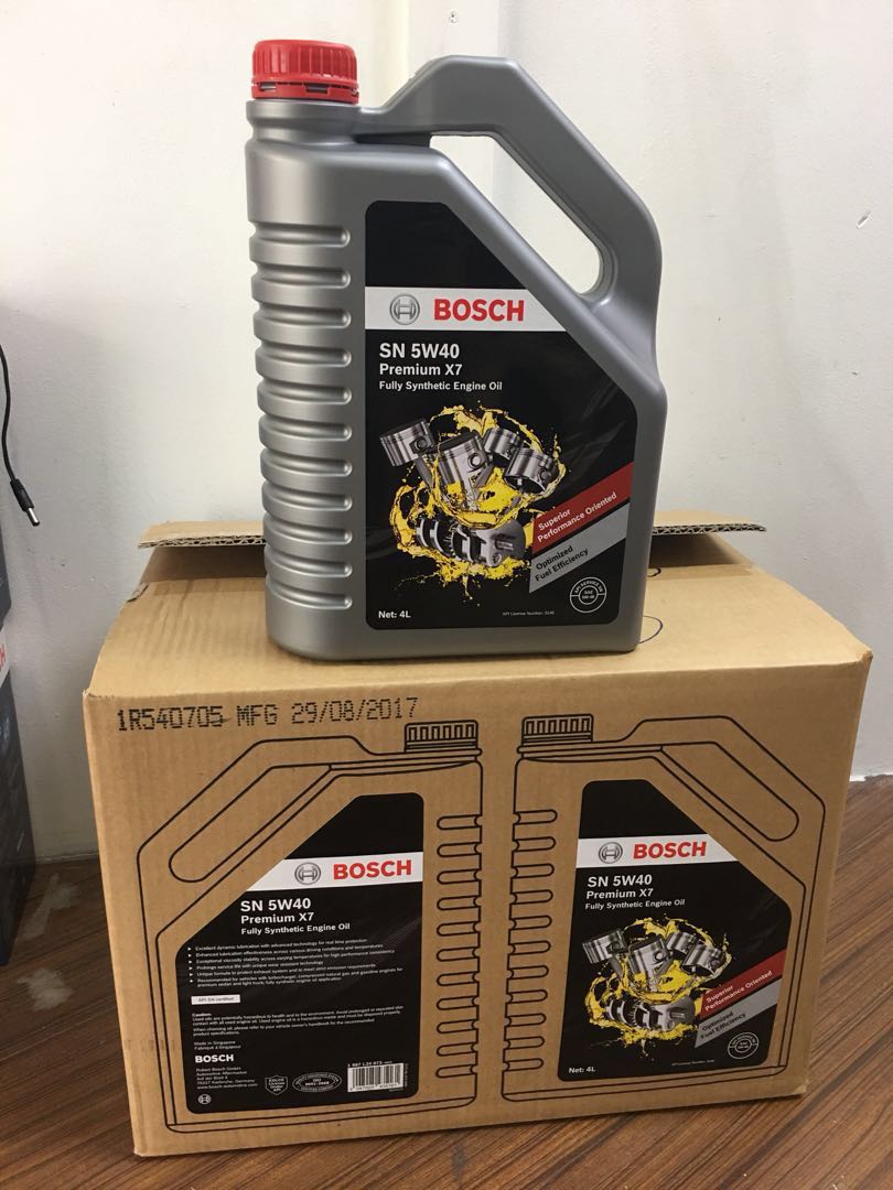Bosch Engine Oil 5W40 Brand New Fully Synthetic, Car Accessories