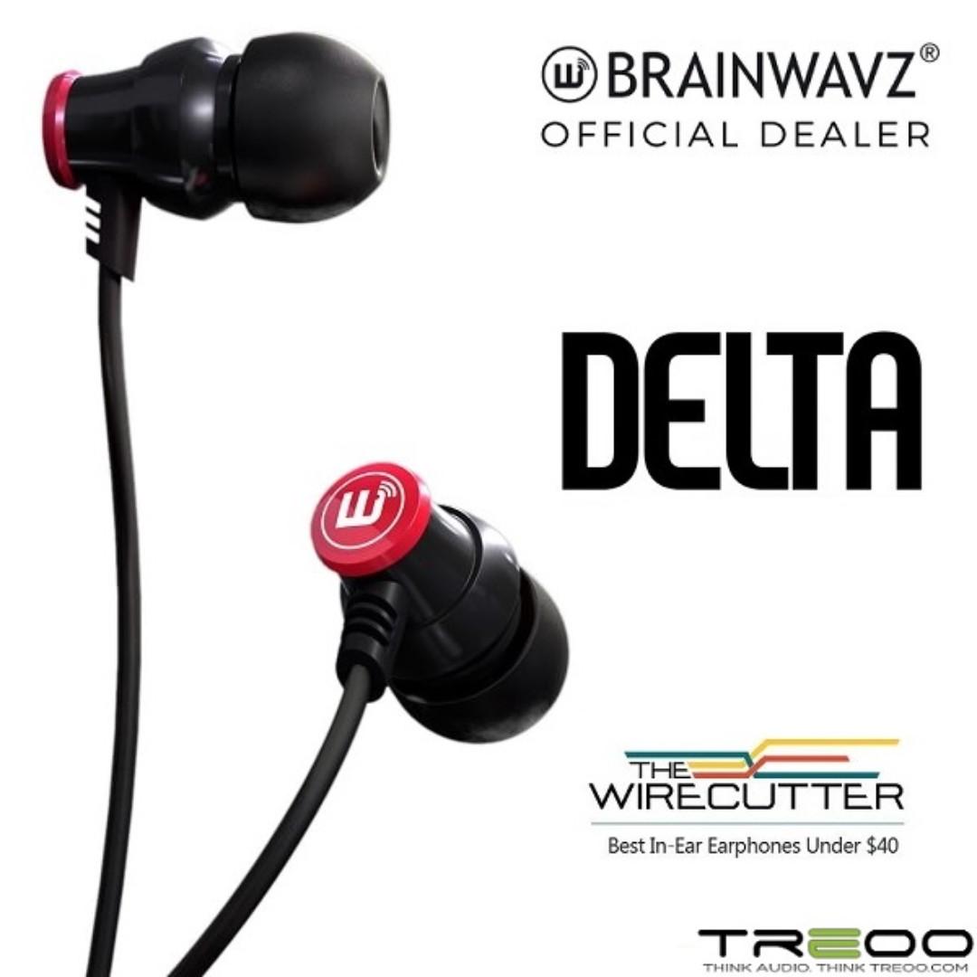 PROMO Brainwavz Delta In Ear Earphones with In line Microphone for iOS Android Audio Headphones Headsets on Carousell