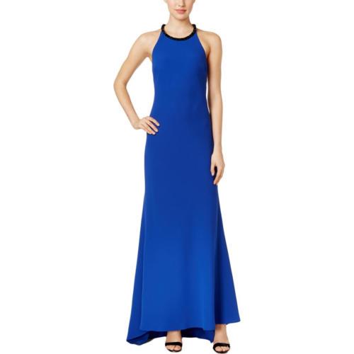Calvin klein blue sequin dress shop