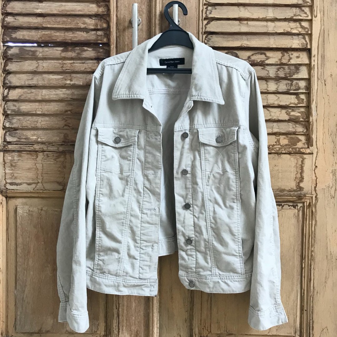 Calvin klein corduroy trucker jacket outlet