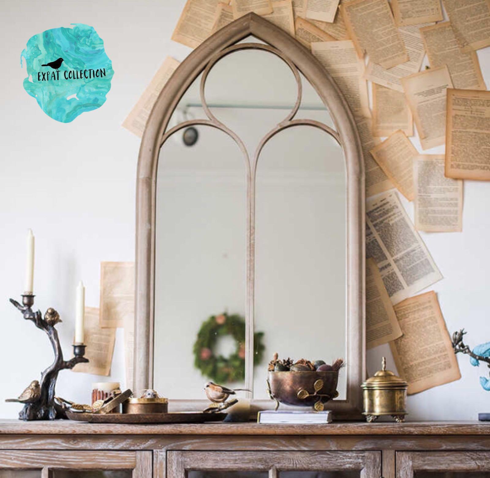 Chapel Gothic Style Garden Rustic Mirror Furniture Home Living Home Decor Other Home Decor On Carousell