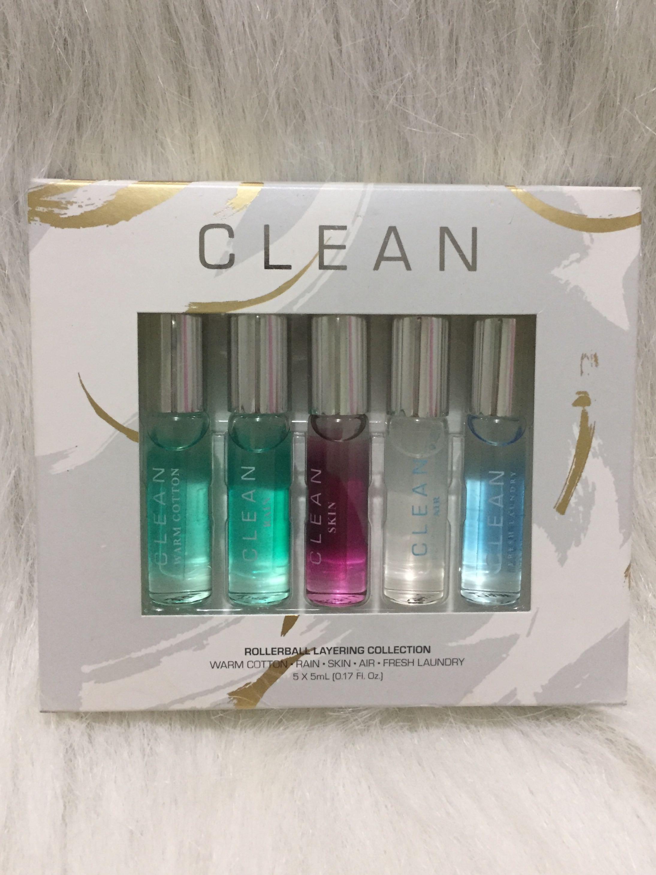 Clean rollerball layering clearance collection fragrance set