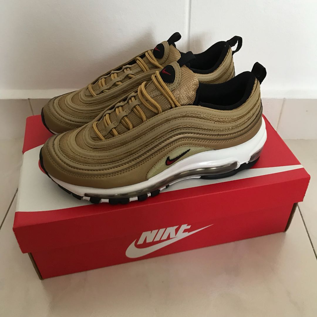 eu38 nike air max 97 miliardi di oro metallico, la moda femminile, le scarpe eu38 nike air max 97 miliardi di oro metallico, la moda femminile, le scarpe