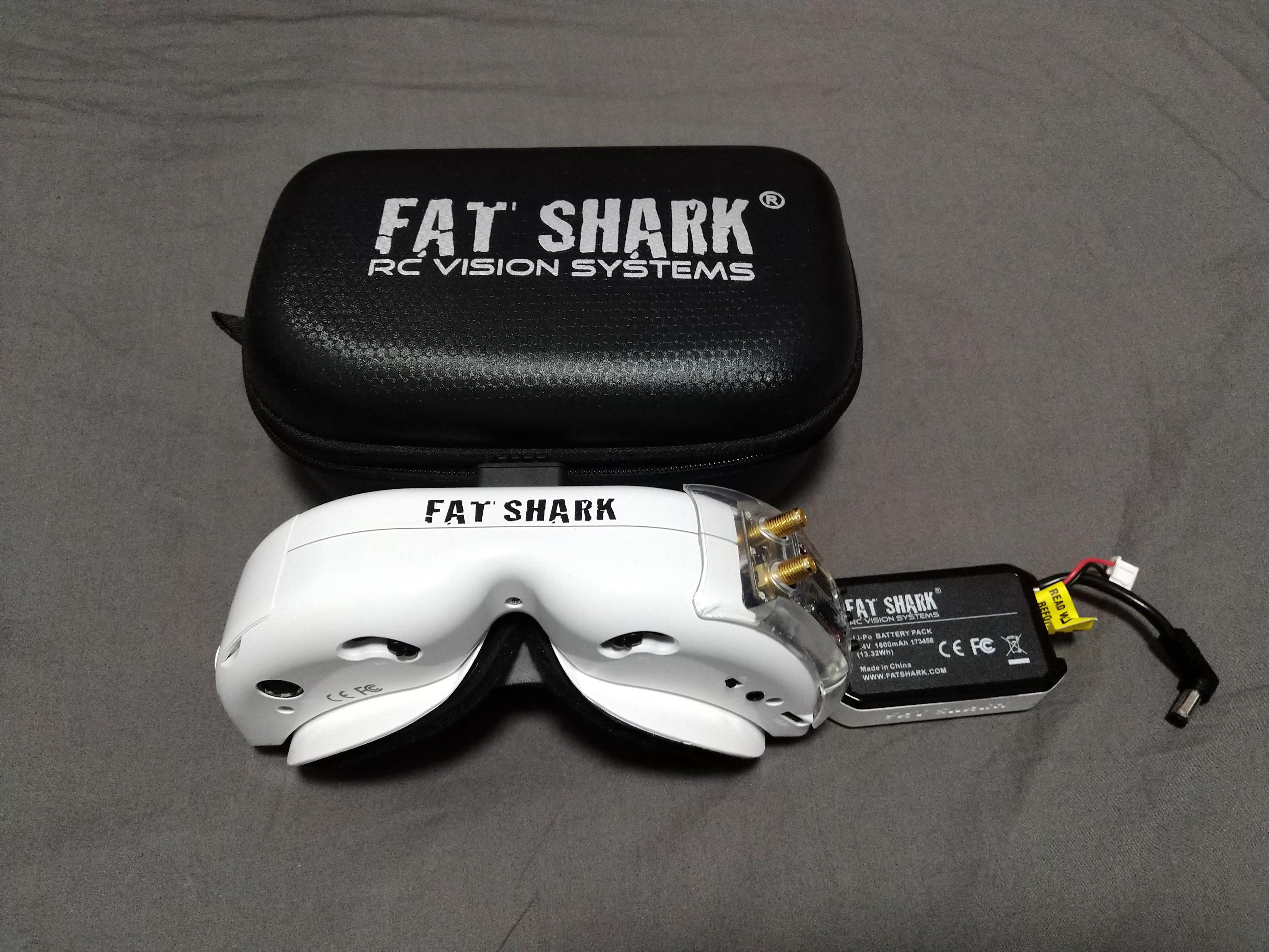 FatShark Dominator HD3 Core Kit Modular 3D FPV Headset With Furious True D V3.5 Diversity Receiver