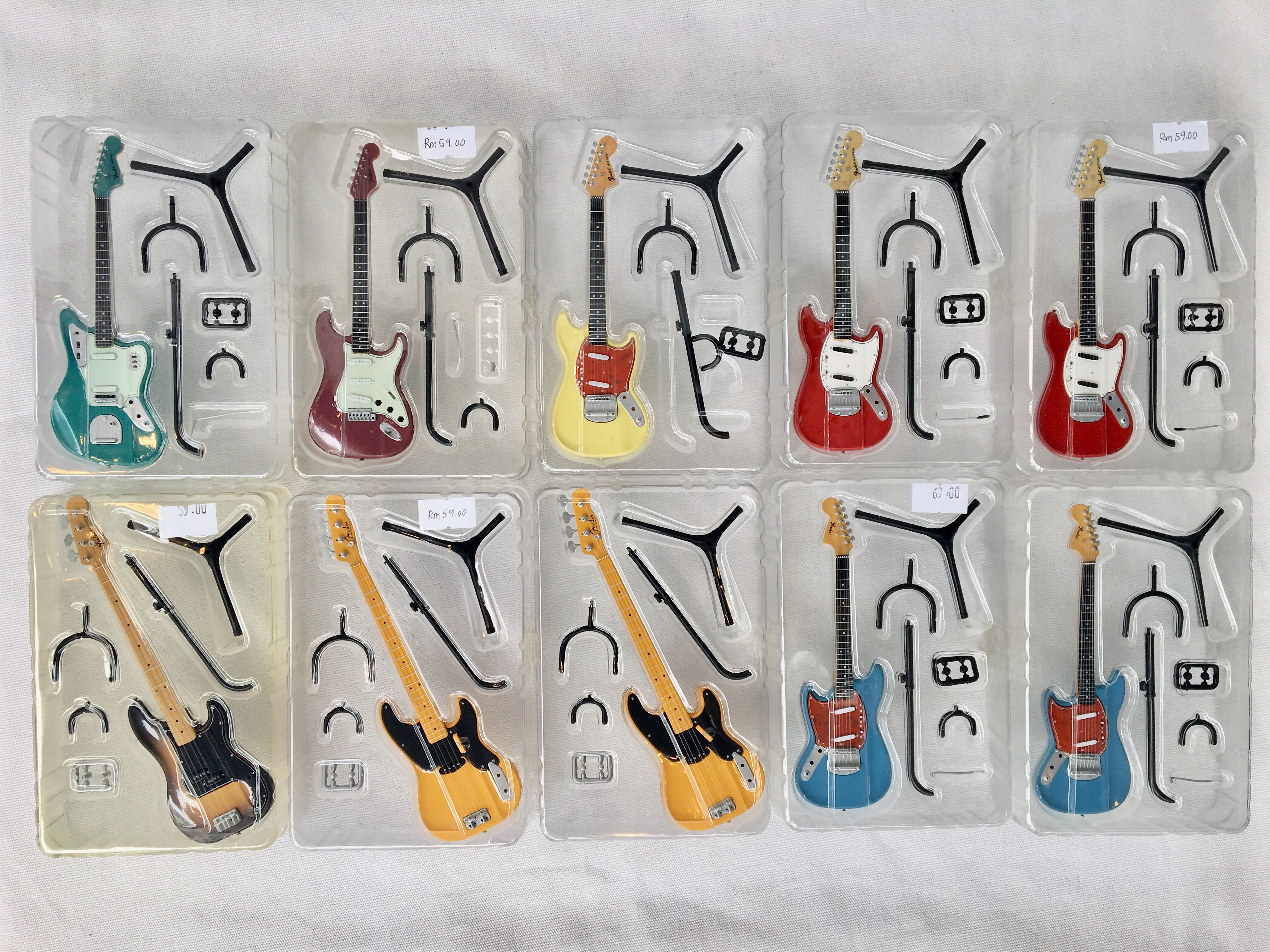 Fender shop guitar collection
