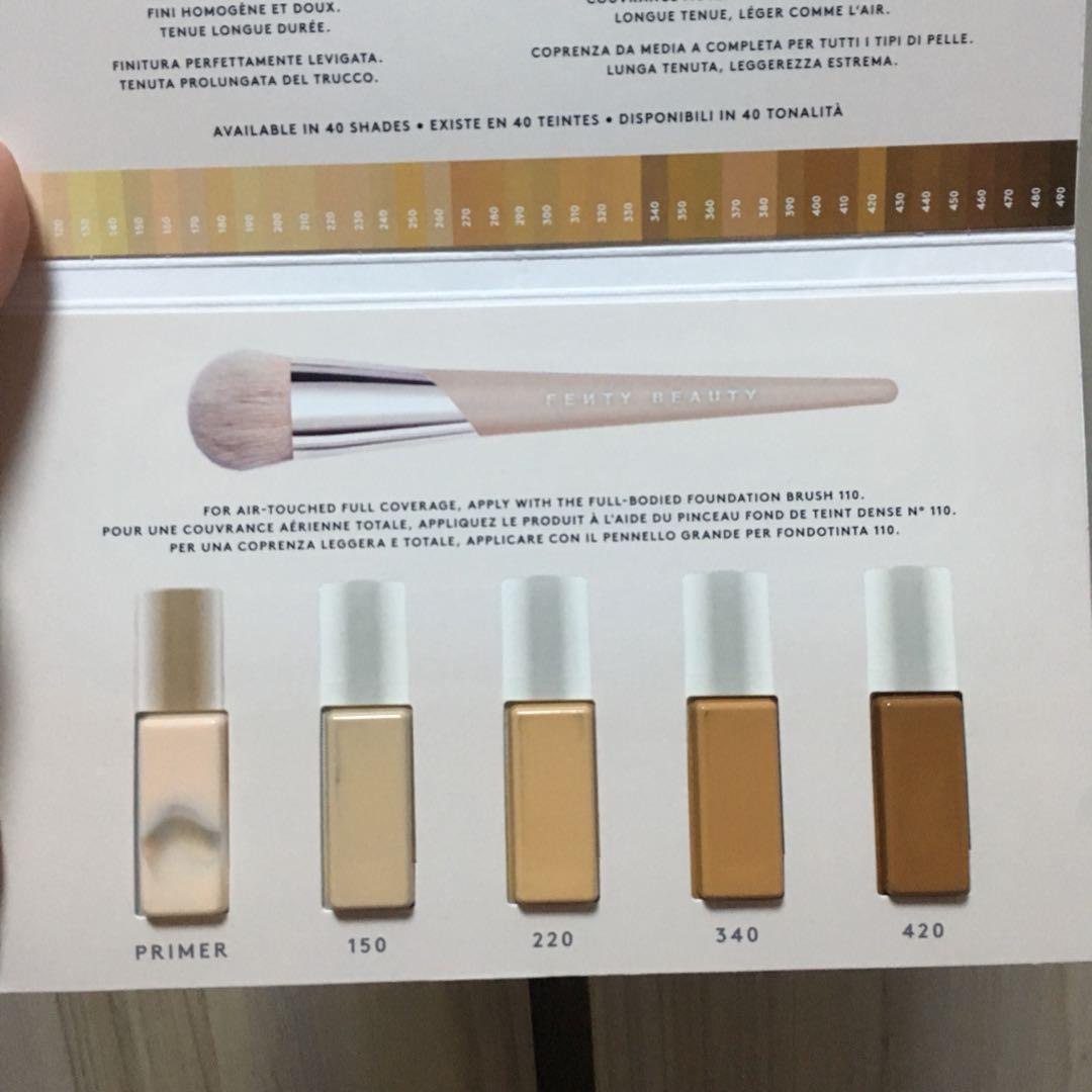 Fenty Foundation & Primer Sample, Beauty & Personal Care, Face, Makeup