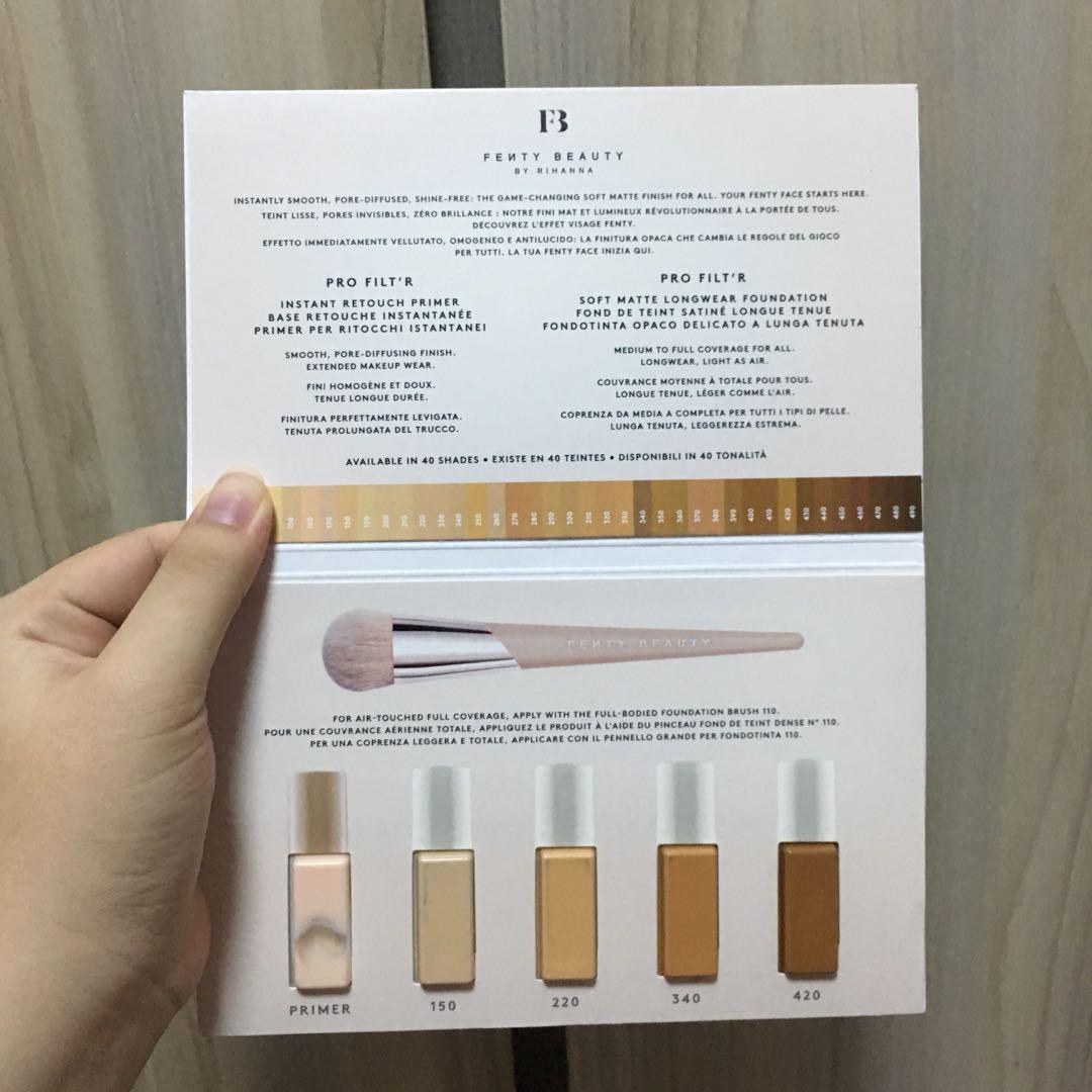 Fenty Foundation & Primer Sample, Beauty & Personal Care, Face, Makeup