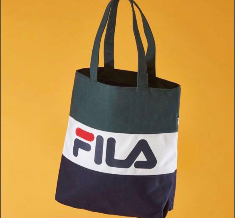 Fila tri colour tote bag shop