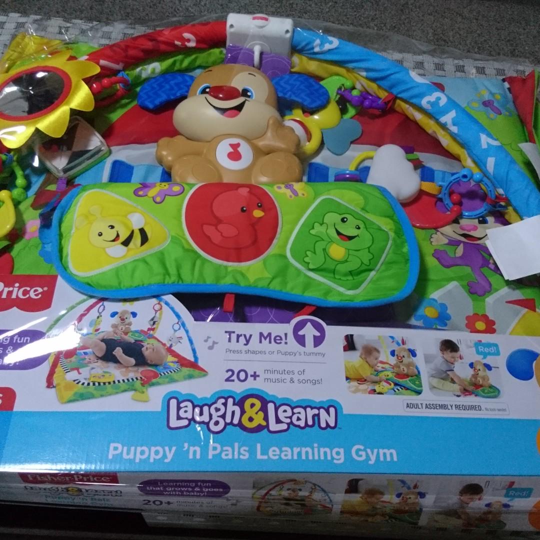 Fisher price puppy n pals new arrivals learning gym